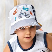 Chlapčenské klobúčiky - čiapky - letné - model - 3/488 - 48 cm